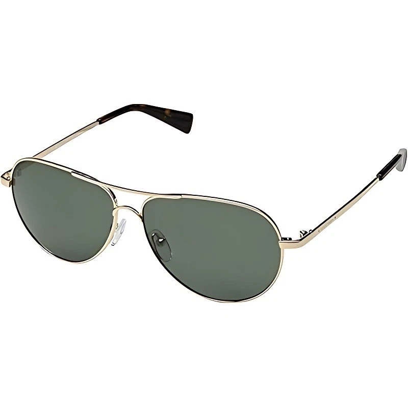 Gafas de sol Cole Haan Aviator marco dorado lentes polarizadas verdes tonos para hombre CH7037 Foto 1 de 4