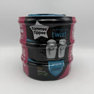 Tommee Tippee Sangenic Twist and Click Advanced Windelsäcke, grau - 3er Pack - Bild 1 von 3