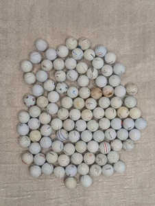 100 gebrauchte Golfbälle, verschiedene Marken/Qualität Titleist Callaway TaylorMade Posten - Bild 1 von 2