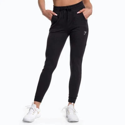 Gymshark Ladies Training Bottoms Black Pippa Joggers Gym Sports Tapered Pant XS - Image 1 of 4