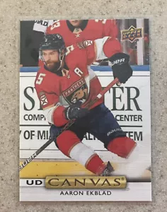 2019-20 Upper Deck Canvas #C141 Aaron Ekblad - NM-MT - Picture 1 of 2
