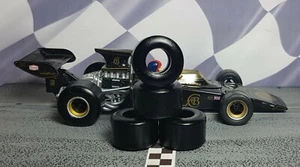 "XPG" URETHANE SLOT CAR TIRES 2pr fits Lotus 72E F1 Legends - Picture 1 of 1