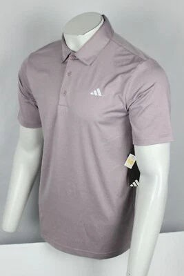 Adidas Men's Golf Polo Ultimate Short Sleeve Shirt M Medium Prelov Fig Heather - Image 1 of 4
