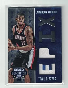 2014 Panini Totally Certified LaMarcus Aldridge Game Worn Jersey Card #'d /149 - Picture 1 of 1