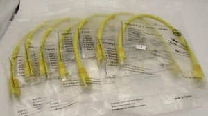 CAT6 cable RJ45 Ethernet set of 7 LAN Network 1 ft Patch UTP Copper Wire new - Picture 1 of 6