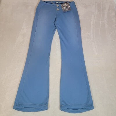 Bongo let me b. Pant Junior 11 Blue Mid Rise Stretch Bell Bottoms Y2K - Image 1 of 4