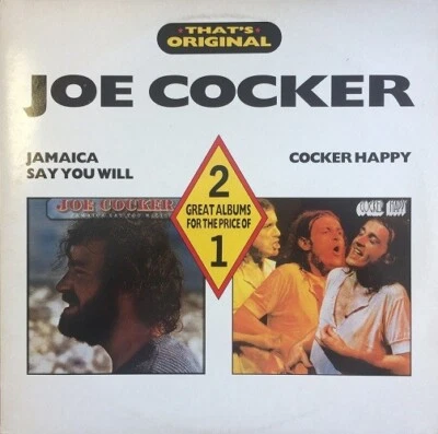JOE COCKER Jamaica Say You Will / Cocker Happy Vinyl Record Album LP Castle 1988 - Image 1 of 4