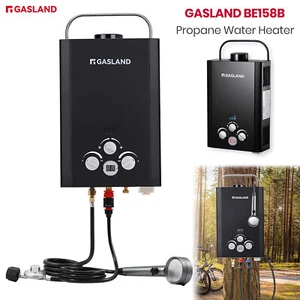 Gasland 6L Outdoor Tankless Hot Water Heater Propane Gas Portable Camping Shower - Picture 1 of 6