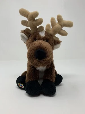 Ganz Webkinz Reindeer Plush Toy Stuffed Animal HM137 *Please Note* No Code. - Image 1 of 4