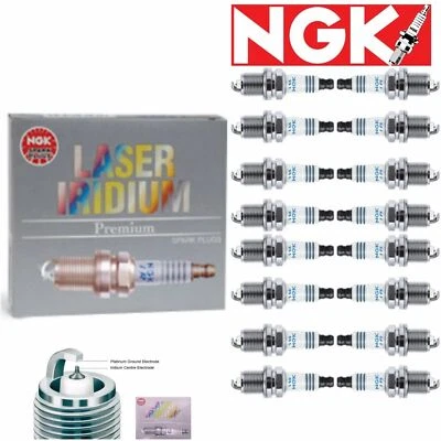 16 nuevas bujías láser de iridio NGK 2003-2006 Mercedes-Benz E500 5,0 L V8 Foto 1 de 4