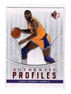 2008/09 SP Authentic Profiles #AP9 Magic Johnson Insert