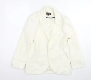 Topshop Ivory Women's Blazer - Size 8 - Picture 1 of 12