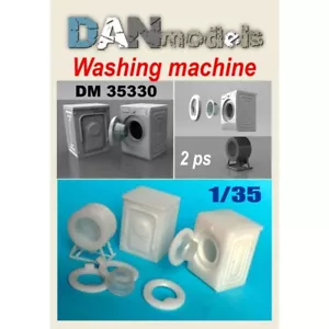 Dan Models 35330 Scale Kit 1:35 Accessories for Diorama. Washing Machine 2 pcs - Picture 1 of 6