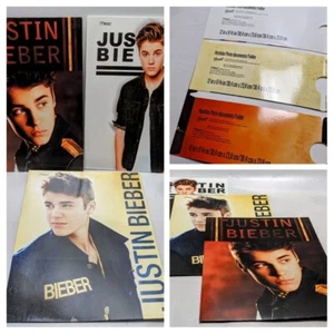 Justin Bieber (Set of 3) Mead Note Books 2 Pocket 2013 Back to School - New - Picture 1 of 6