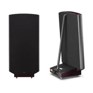 Quad ESL 2912 Electrostatic Speakers Black with Rosewood Trim - Ex Dem - Picture 1 of 3