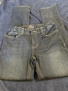 Lucky Brand Jeans 10 Girls Youth Size Blue Denim Adjustable - Picture 1 of 2