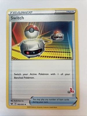 Switch 183/202 (#58 Cinderace Stamped) - Battle Academy 2022 (NM) - Image 1 of 2