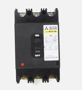 Mitsubishi 40 Amp Triple Pole No-Fuse Breaker MCCB 40A 3P NF50-SB - Picture 1 of 7