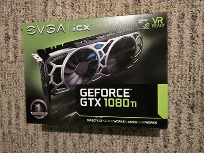 EVGA GeForce GTX 1080 TI SC2 Gaming 11GB GDDR5X Graphics Card (11GP46593KR) - Image 1 of 4