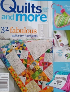 Quilts and More Spring 2006 Quilt Patterns Magazine Quilting Magazine - Imagen 1 de 15