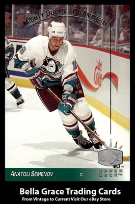 1993-94 Upper Deck SP Anatoli Semenov #4 Anaheim Mighty Ducks - Image 1 of 2