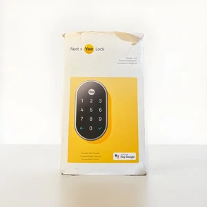 Nest X Yale Lock (satin Nickel) With Nest Connect Factory X1 Brand New See Photo - Picture 1 of 3