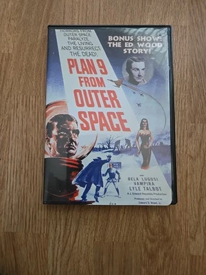 PLAN 9 FROM OUTER SPACE - ED WOOD STORY rare Sci-Fi dvd BELA LUGOSI 1950s - Image 1 of 2