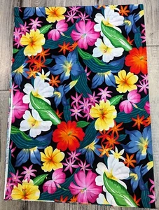 NICOLE DELEON for ALEXANDER HENRY Fabric 1 1/3 Yds x 42" TROPICAL FLOWERS - Picture 1 of 3