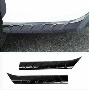 For Toyota Highlander 2020-2022 Piano black Rear bumper side anti-scratch cover - Picture 1 of 6