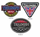 TRIUMPH Aufn&#228;her Aufb&#252;gler Patches 3 St&#252;ck Motorrad Biker Kutte England UK
