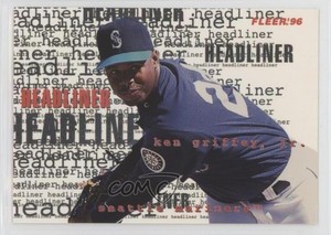 1996 Fleer Update Headliners Ken Griffey Jr #7 HOF