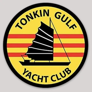 TONKIN GULF YACHT CLUB BUMPER STICKER DECAL VIETNAM NAVY VETERAN - Picture 1 of 1