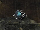 Natural Blue Flash Labradorite 925 Solid Sterling Silver Ring Size US 7.0