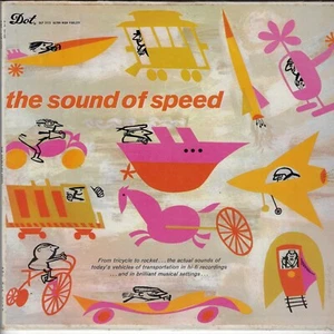 bob thompson THE SOUND OF SPEED u.s. DOT LP rare 1958 SPACE AGE original - Picture 1 of 4