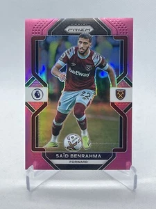 2022-23 Prizm Premier League Said Benrahma Pink Prizm 128/199 West Ham United - Picture 1 of 2
