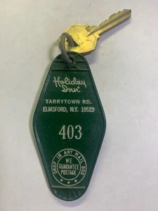 Llavero y llave de motel Holiday Inn Hotel Motel Room Elmsford Nueva York #403 - Imagen 1 de 2