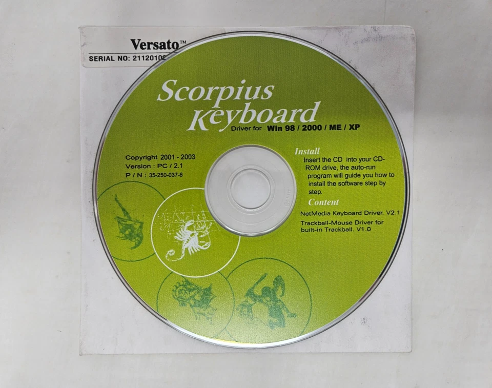 Scorpius Keyboard PC Driver V2.1 - Image 1 of 1