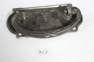 ANTICA MANIGLIA IN RAME - FERRAMENTA ORIGINALE D'EPOCA - VINTAGE HANDLE - Picture 1 of 3