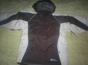 Brand New Girls Parka Medium Red Ledge Lined Winter Jacket Coat SKi Snow Brown - Picture 1 of 2