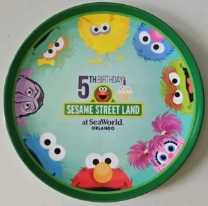 SeaWorld Orlando Pass Member Sesame Street Land 5th Birthday Collectible Plate - Picture 1 of 2