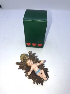 VTG Italy Plastic Nativity Scene Baby Jesus Figure For Dept 56 MIB 3” - Picture 1 of 3