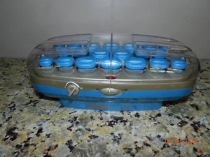 CONAIR CHV261 ION SHINE Hot Rollers Instant Heat Curlers Blue 20 Pcs NO CLIPS - Picture 1 of 2