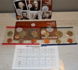 1985 US MINT UNCIRCULATED D / P COIN SET - Picture 1 of 6