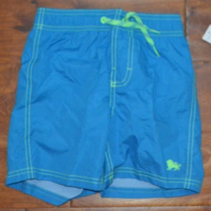 Boy's Old Navy Blue Slip On Drawstring Waist Mesh Lined Swim Shorts Size XS (5) - Picture 1 of 2