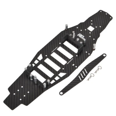 1/10 RC Carbon Fiber Lower Deck Chassis Kit for Tamiya FF03 FF-03 Pro Upgrades - Bild 1 von 4