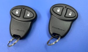PAIR OF NEW CODE ALARM REMOTE FOB 2-BUTTON TRANSMITTER H50T30 H5OT30 - CATX100 - Picture 1 of 2