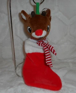 MINI MEDIAS DE NAVIDAD RUDOLPH THE RED NARIZ RENO FELPA TOTALMENTE NUEVAS - Imagen 1 de 4