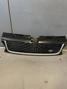 Land ROVER SPORT FRONT GRILLE AUTOBIOGRAPHY STYLE LOOK BLACK & SILVER 10-13 - Picture 1 of 3