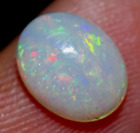 Untreated Natural Ethiopian Fire Opal 1.20 CT Certified Play Of Color Gemstone