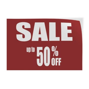 Decal Stickers Sale up to 50% off Vinyl Store Sign Label Business - Picture 1 of 5